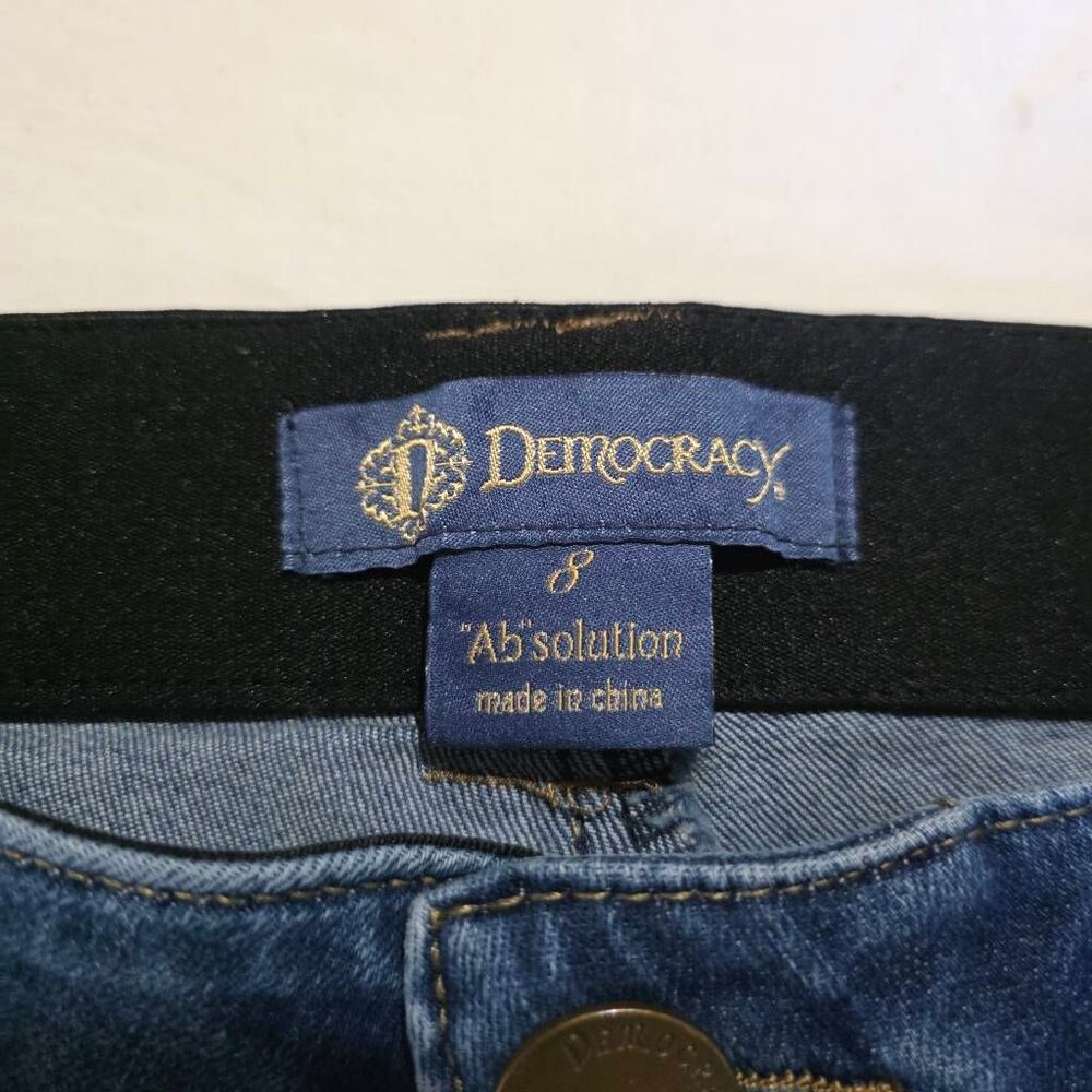 Democracy Absolution Bootcut Jeans Distressed Size 8 - Picture 5 of 9